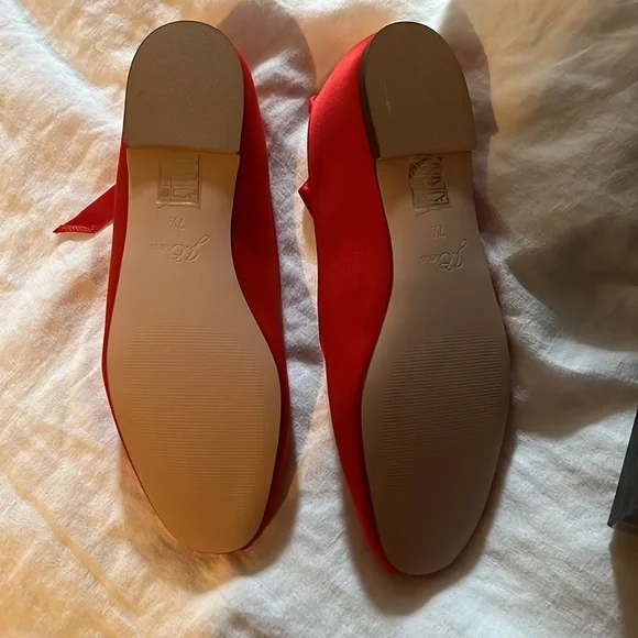J.CREW SATIN PLEATED TOE AND RIBBON BALLET FLATS 7.5 NWT J CREW - Picture 3 of 4